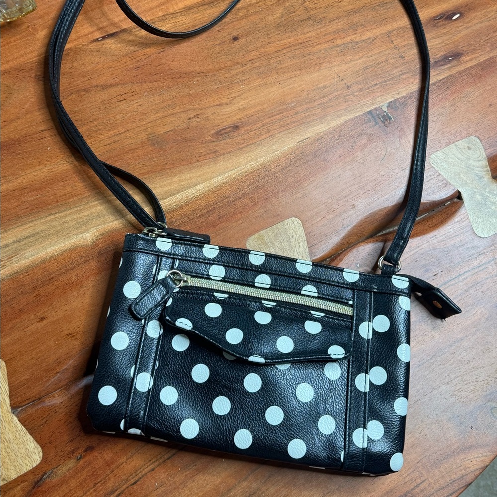 Polka Dot Crossbody Bag